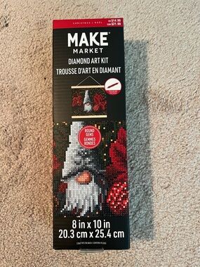 MAKE MARKET Red & White Gnome Diamond Art Kit